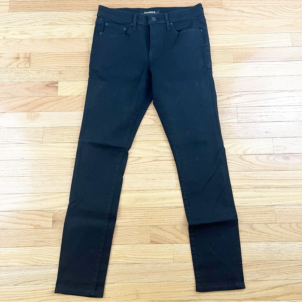 Express Black Skinny Jeans Size 29 x 32‎